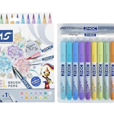 Doms Super Soft Tip Pastel Shades Brush Pen